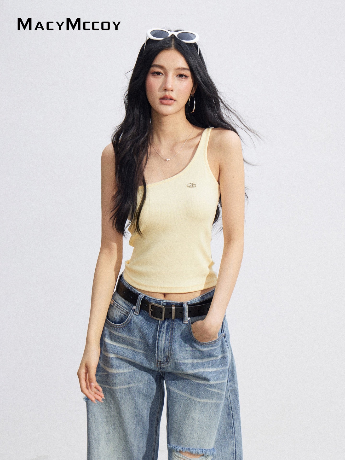 MacyMccoy MMC2026076 UV Protection Camisole Set(2color)