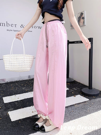 Leap Dream SALE ALD26007 Panel-Waist Cargo Pants