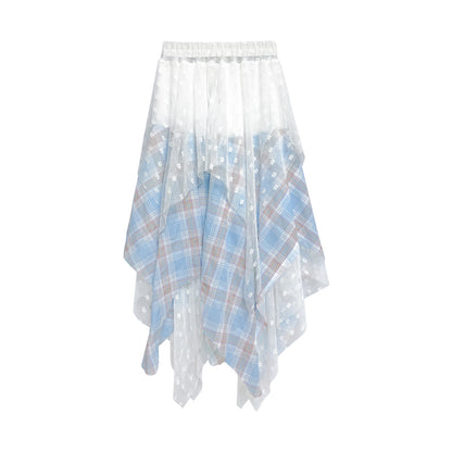 NeveNico SALE NN2503001/2 Lace Skirt &amp; Knit Two-Piece Set