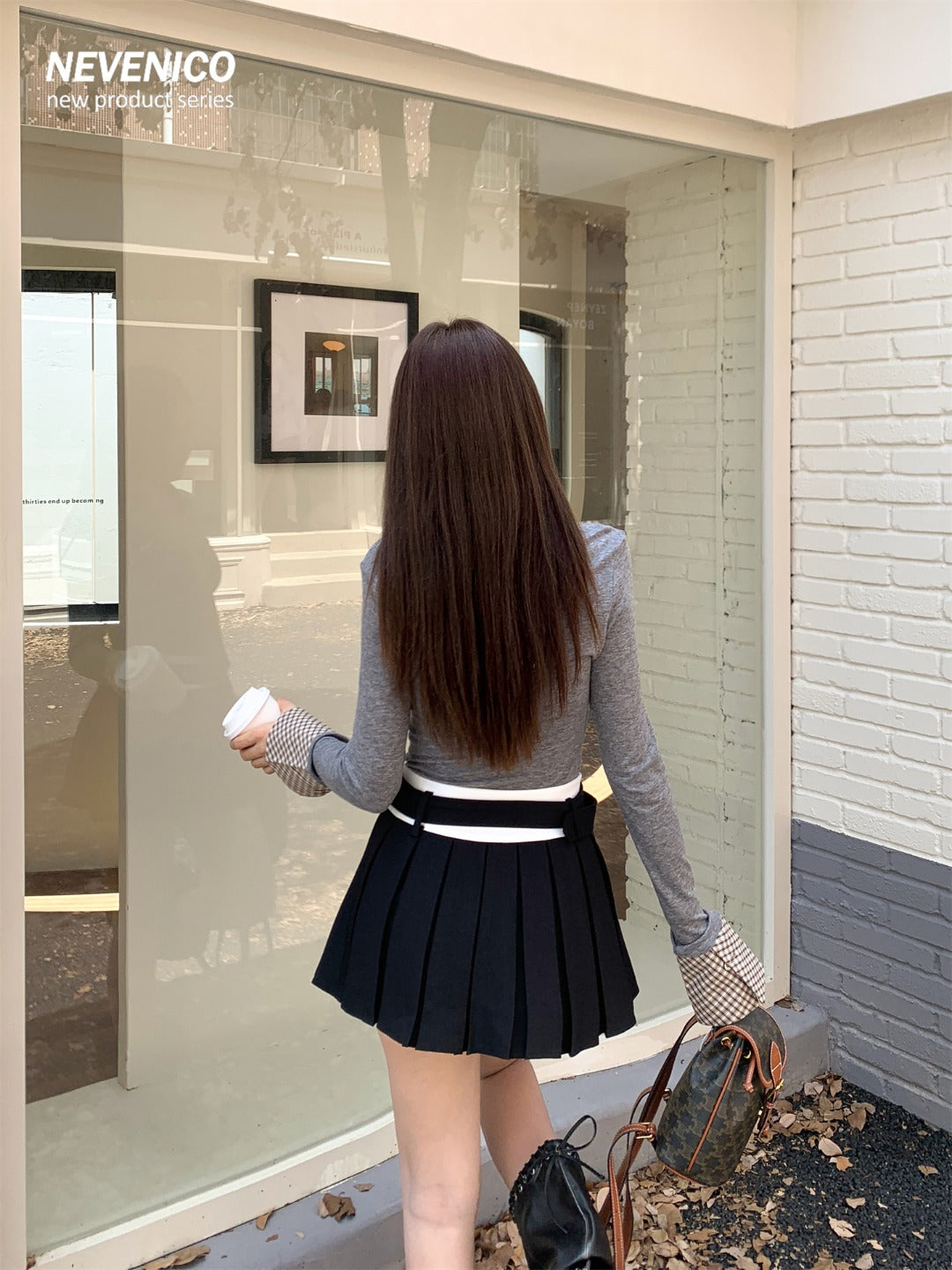 NeveNico SALE NN2509010 Two-in-One Paneled Skirt