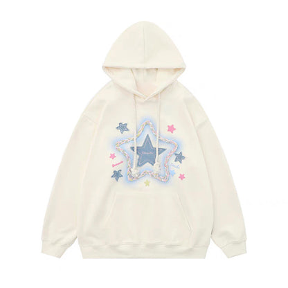 NeveNico SALE NN2509029 Star Patch Hoodie