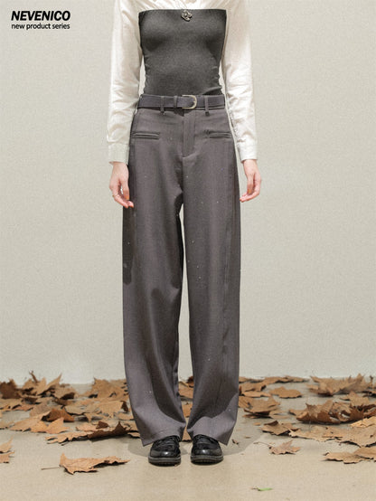 NeveNico SALE NN2510004 Sequin Straight-Leg Pants