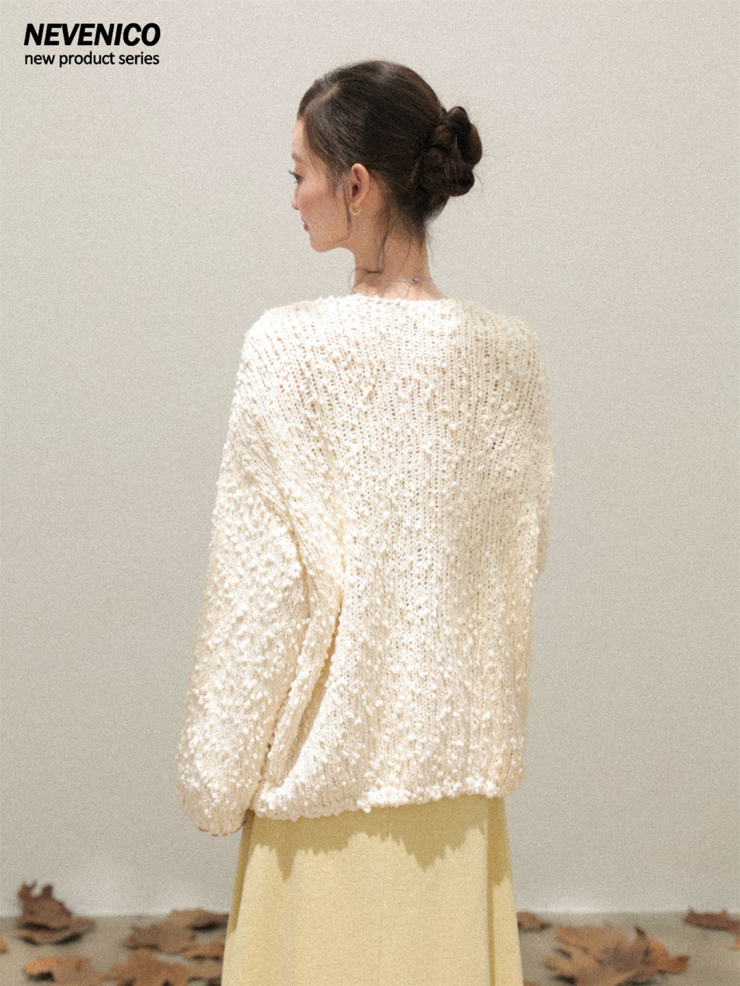 NeveNico SALE NN2510018 Chunky Hand-Crochet Cardigan