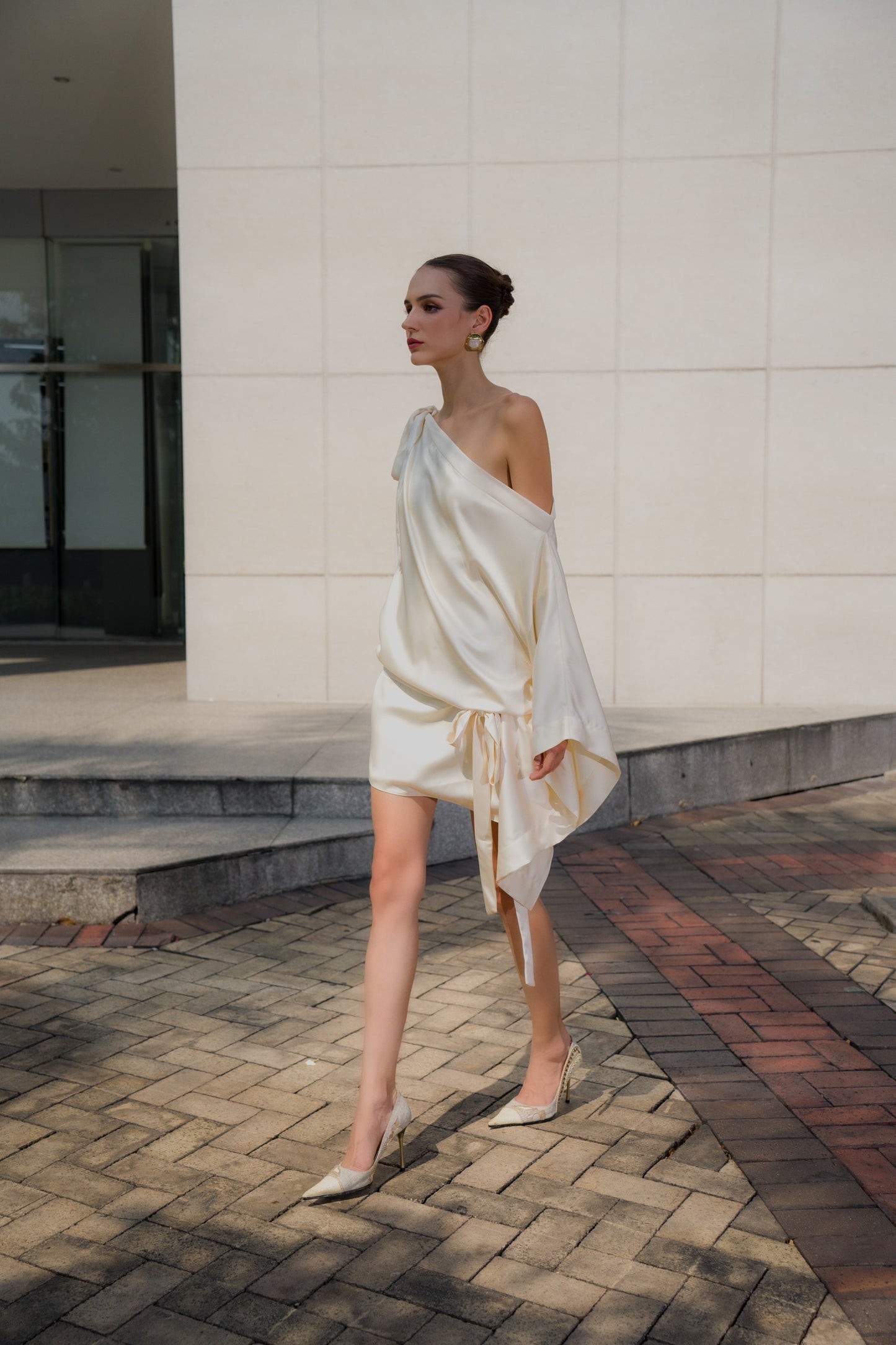 KISSERINE IN-STOCK SABRINA SILK DRESS