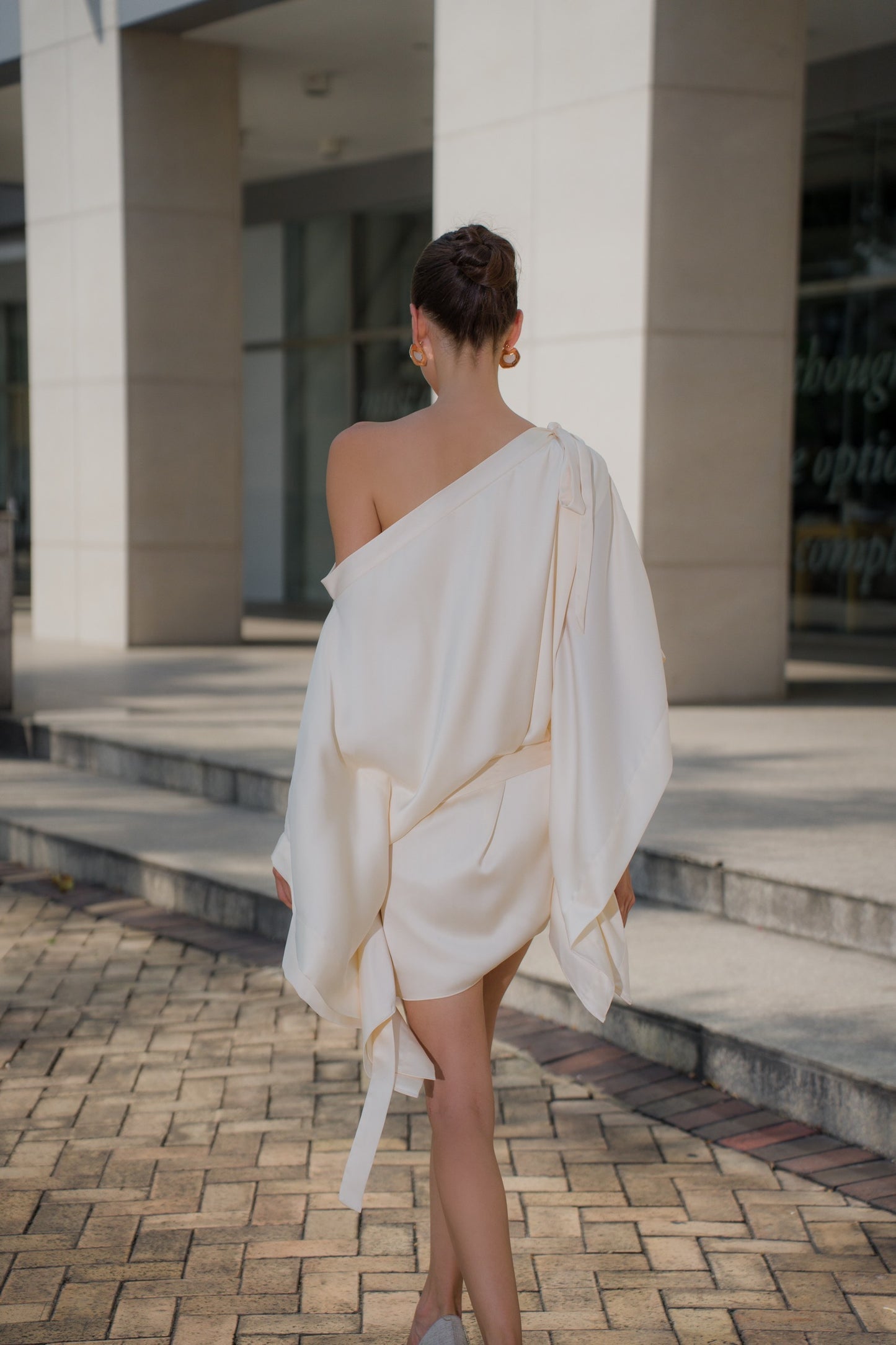 KISSERINE IN-STOCK SABRINA SILK DRESS