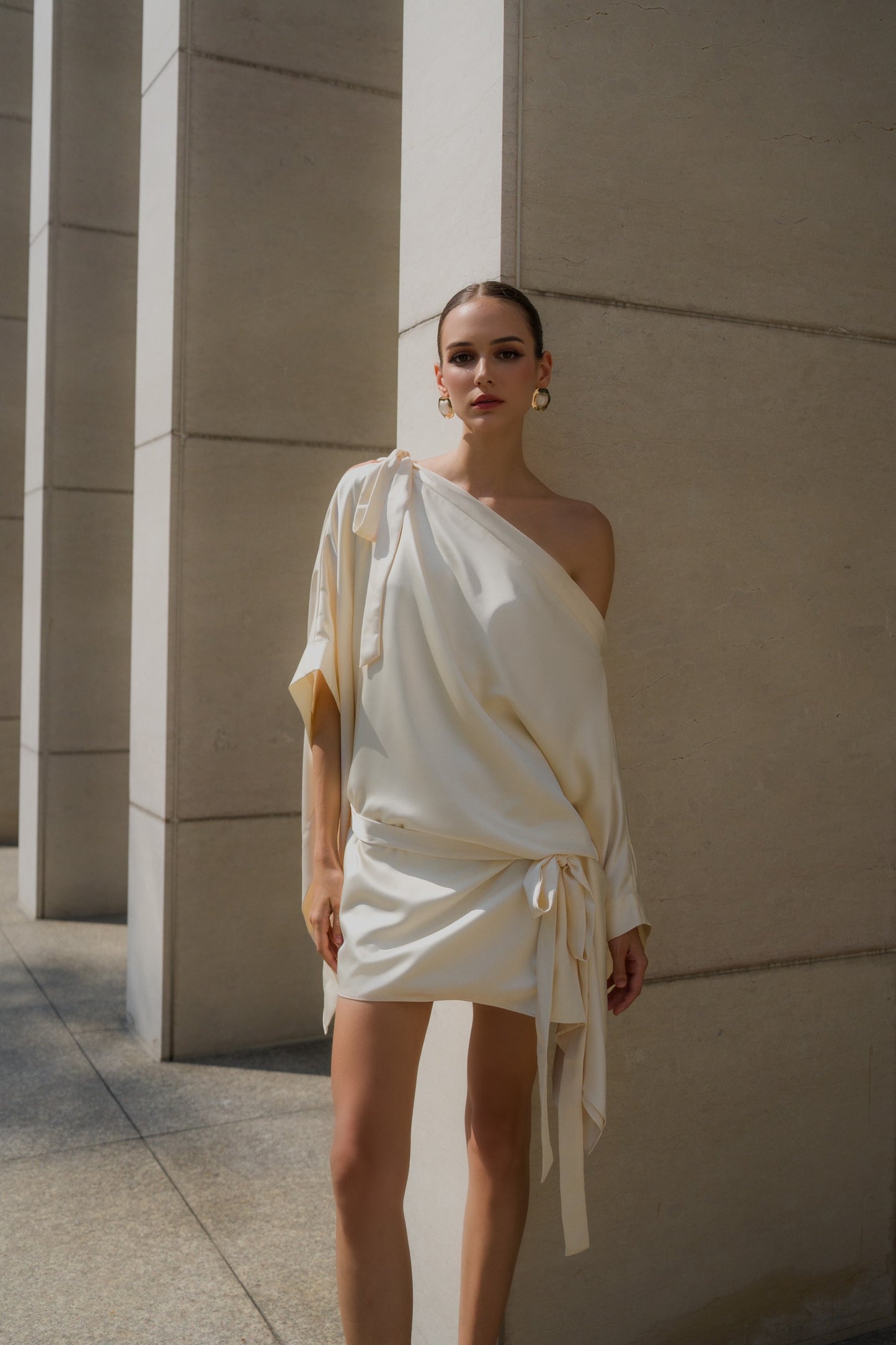 KISSERINE IN-STOCK SABRINA SILK DRESS