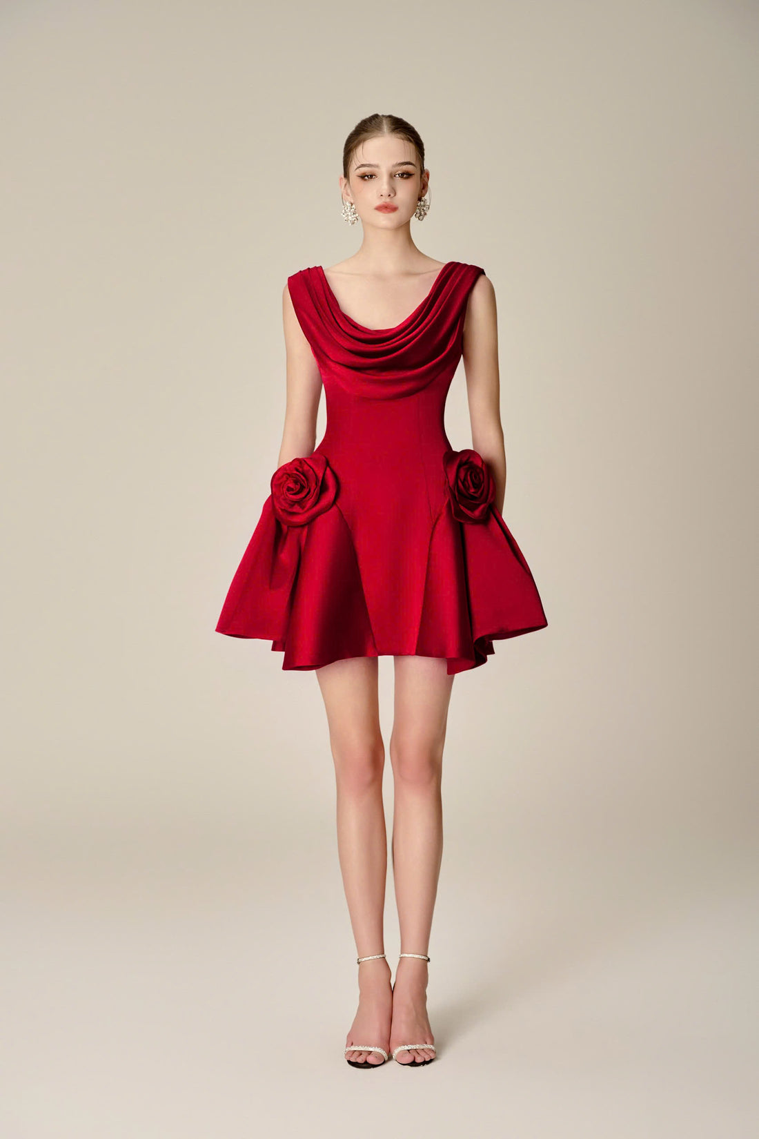 Nhat VY HERSLAY DRESS – Burgundy
