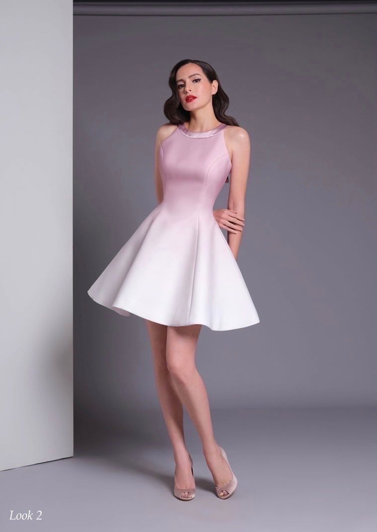 Poem Pink gradient Dress