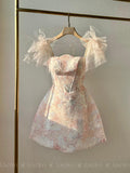 Lovelyn pink bling dress