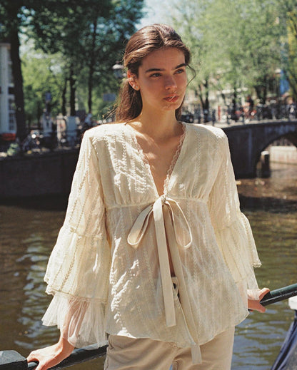 Mitr Audrey Lace Blouse