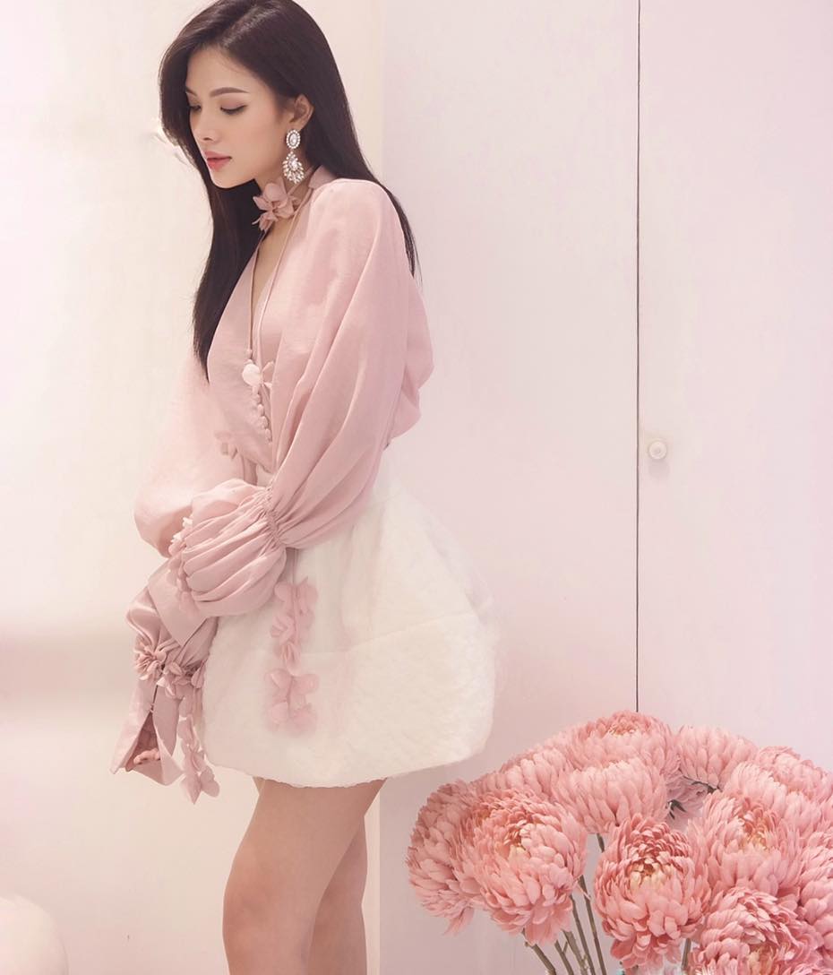 Oia Mimosa Shirt and Liliana Shorts Suit Pink