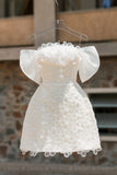 Lovelyn white BLOOMY dress