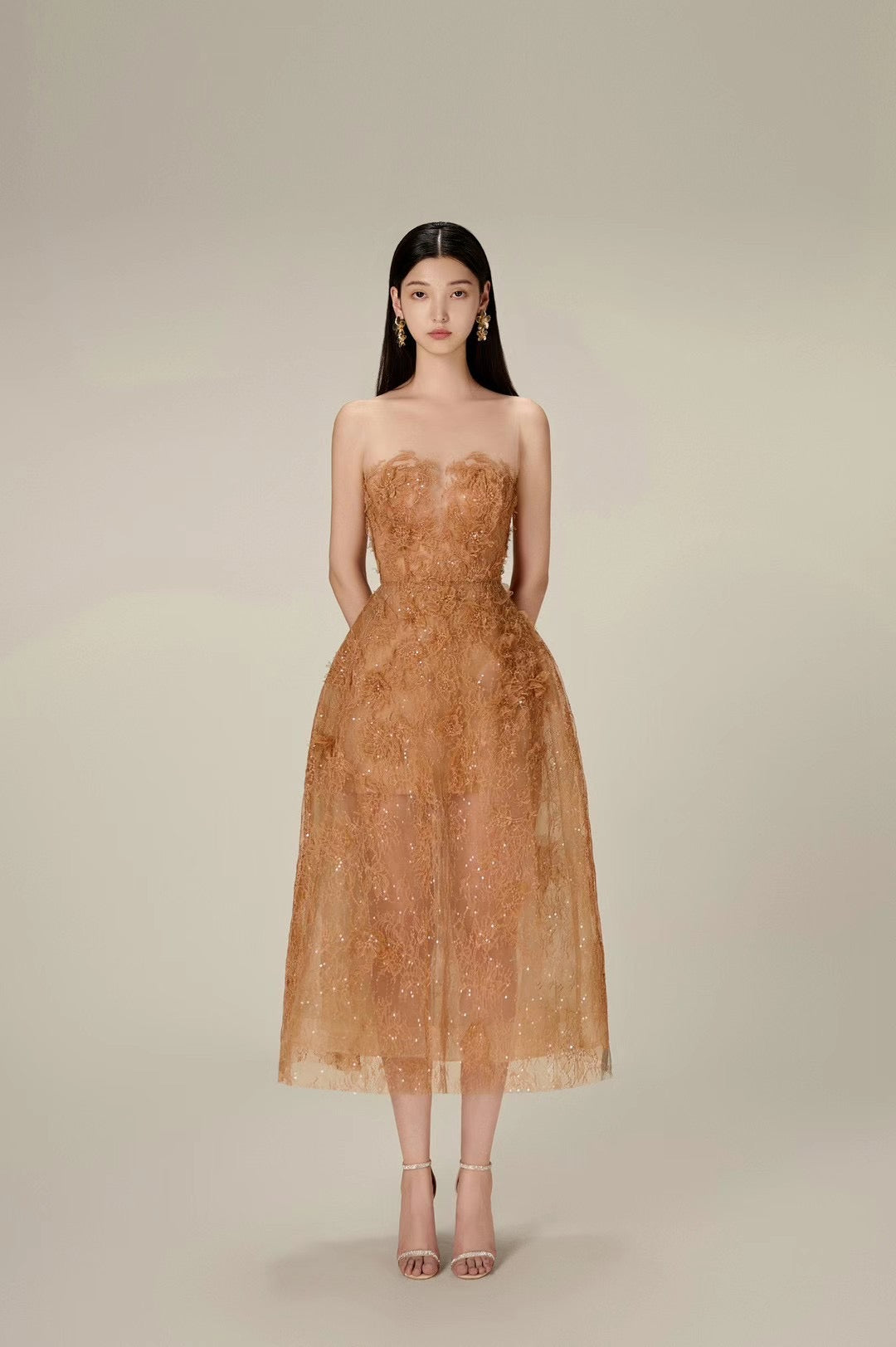 Lobbster  luxurious fairy midi-dress