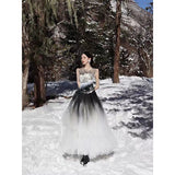 By Cookie H moonlight and snow top & skirt
