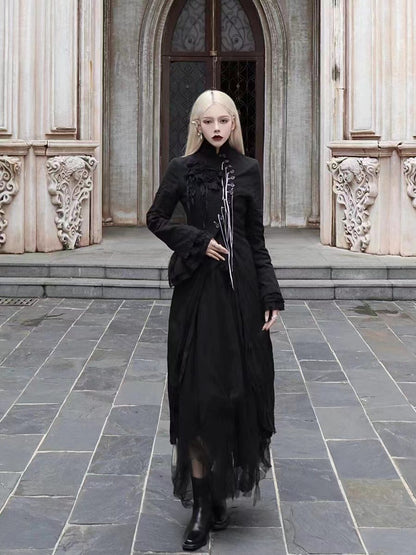 By Cookie H black rose coat