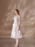 wardrobes by chen white flower bodice dress