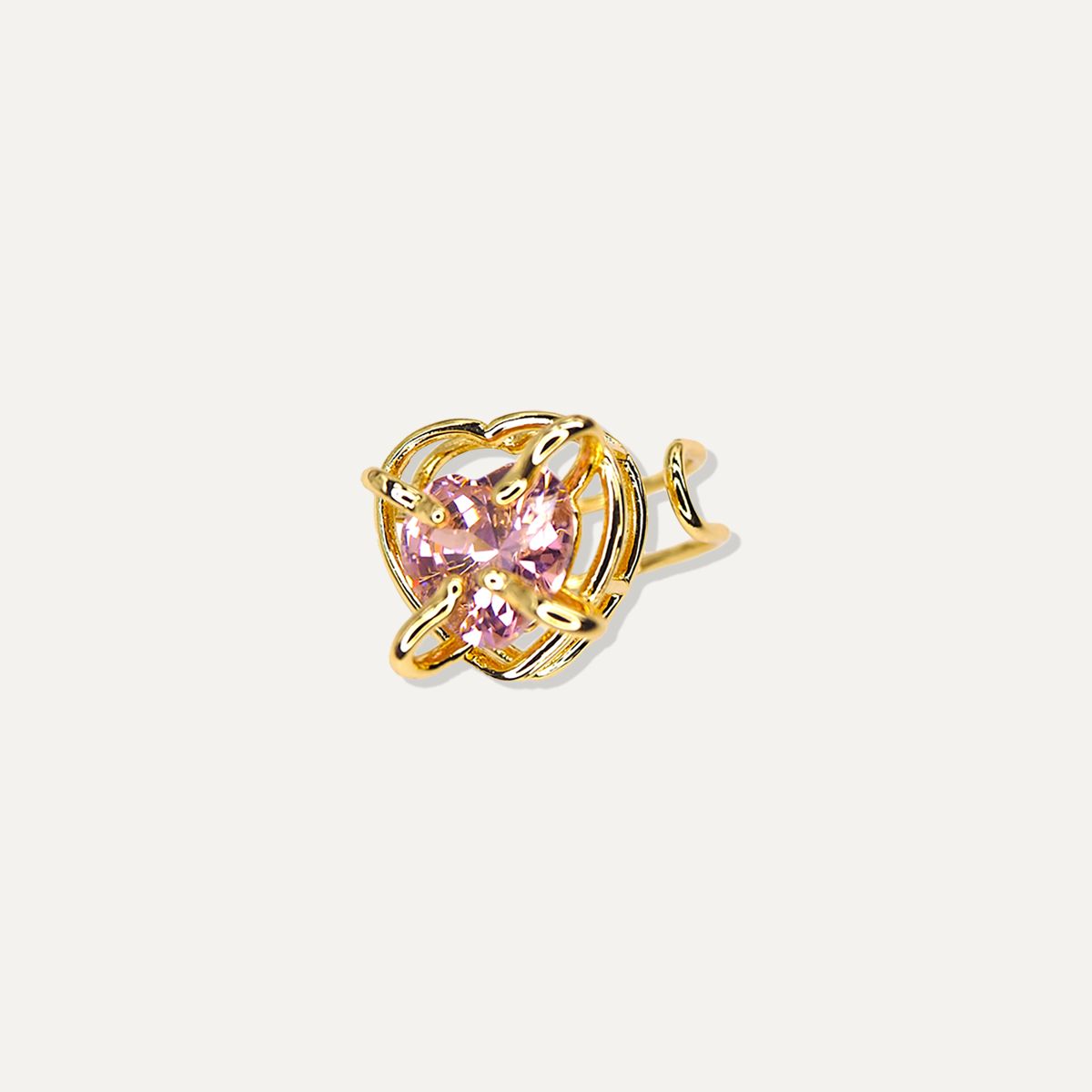 Pink Heart Ring