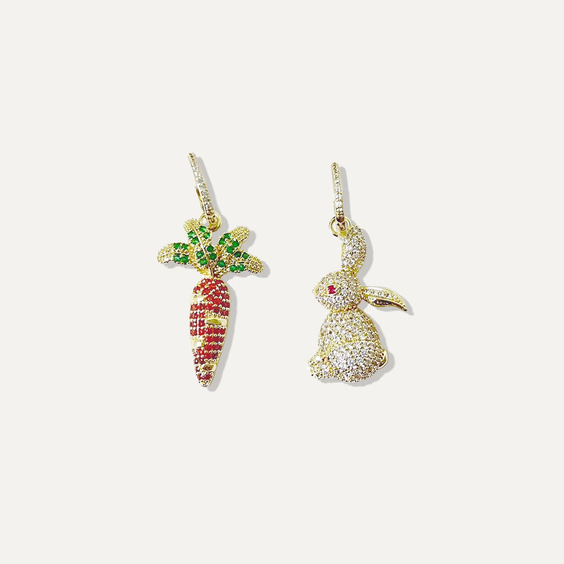 Bunny Love Carrot Earrings