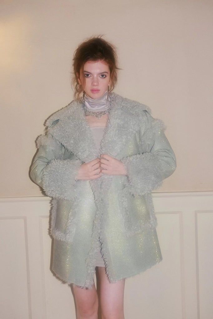 wardrobes by chen diamond coat and velvet dress