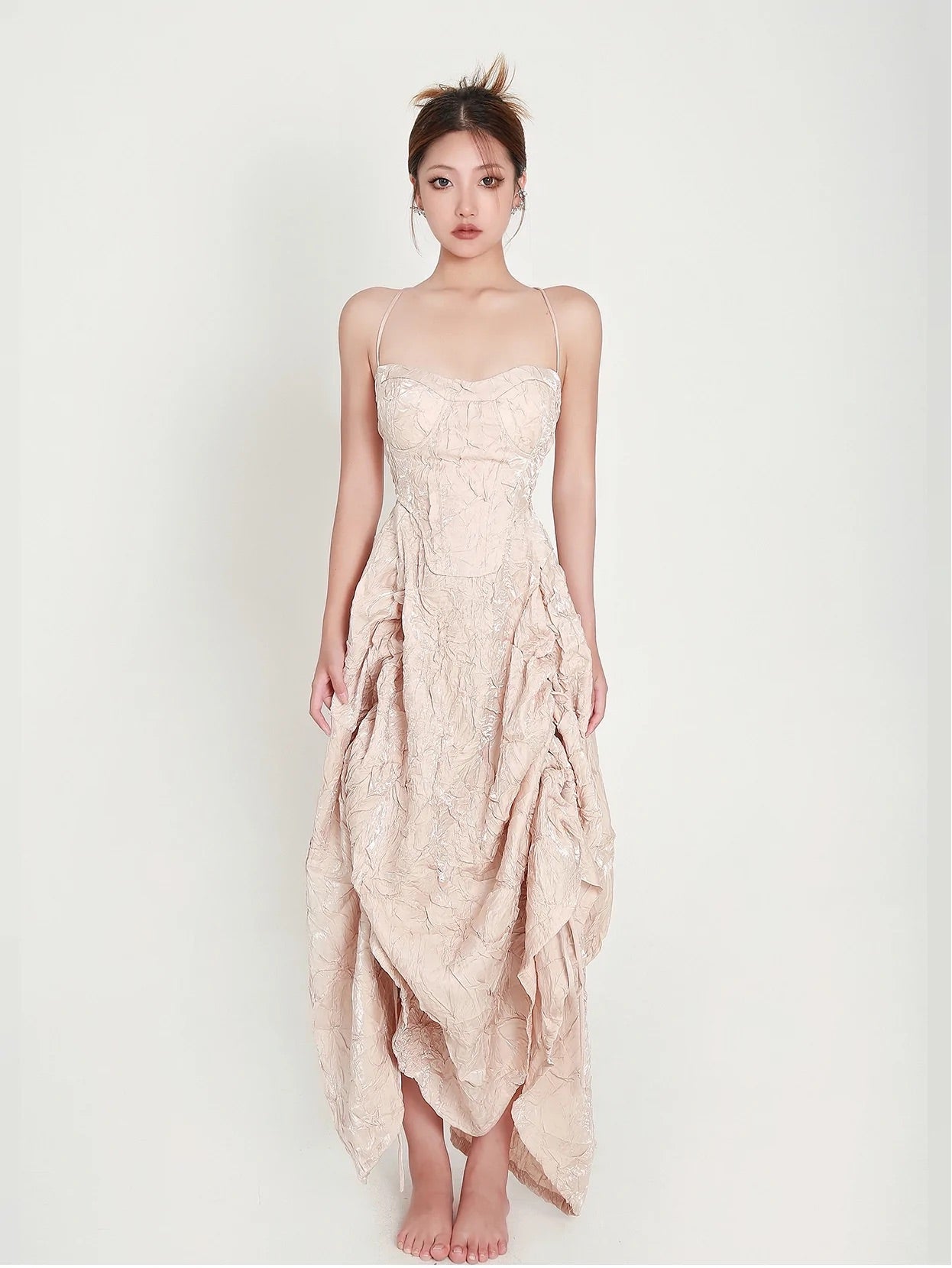 CROW CREW [Best Seller] Whispering Dress(PINK)