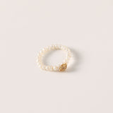 Rose And Pearl Ring