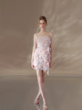 wardrobes  by chen pink flower cake dress