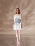 wardrobes by chen feather sequin dress