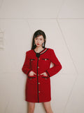 SIEW red Tweed dress