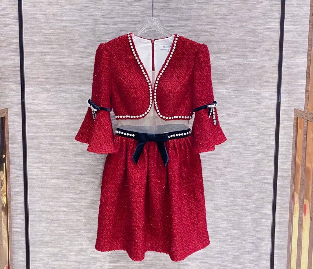 Masion Wester Paris Red  princess Dress