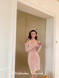 wild shadow off shoulder rose dress