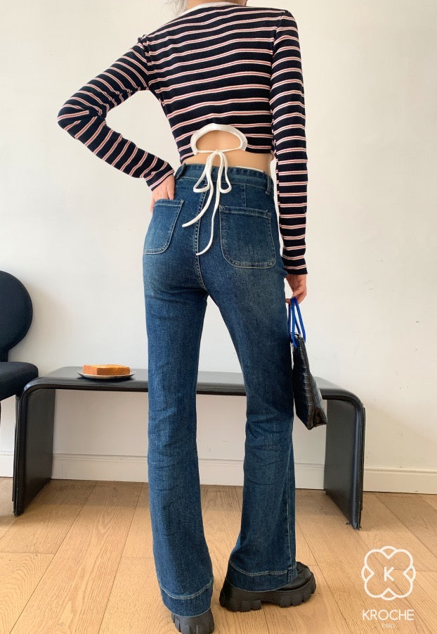 Kroche Star belt jeans
