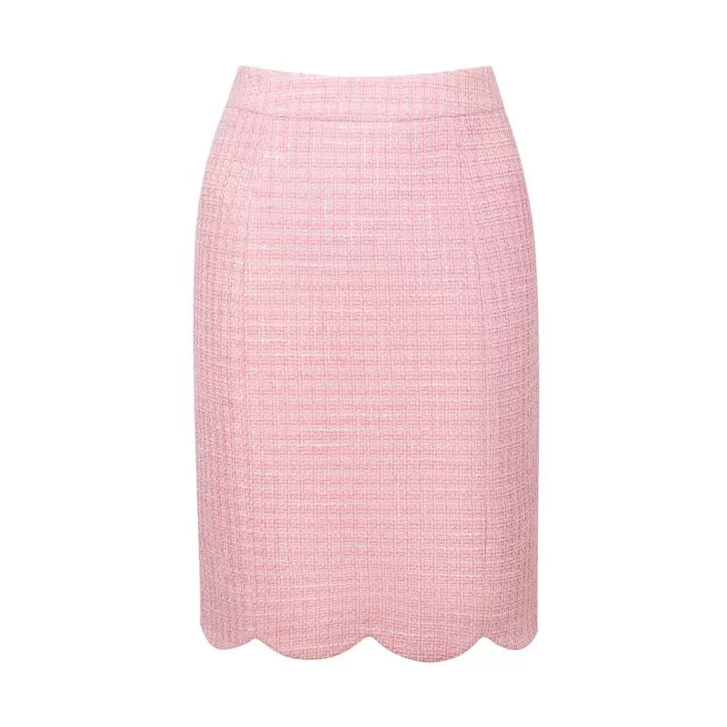 Masion Wester Pink Wave Edge Top&amp; Skirt