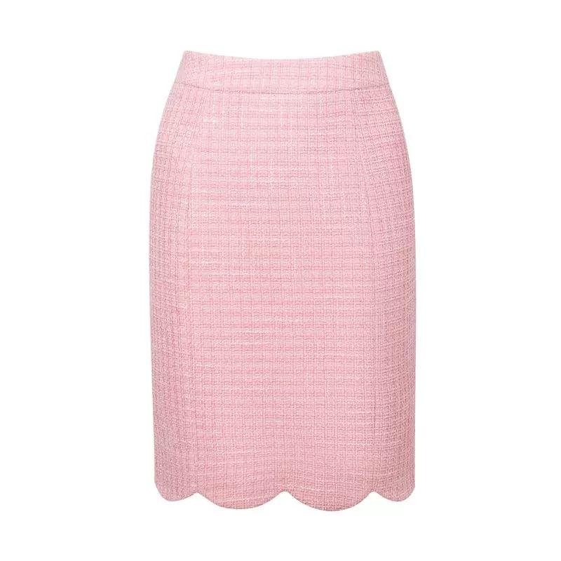 Masion Wester Pink Wave Edge Top& Skirt