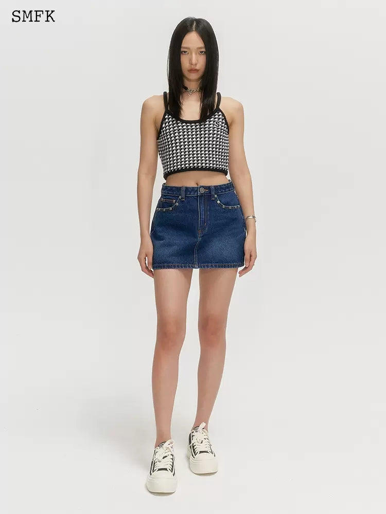 SMFK Wild World Denim skirt