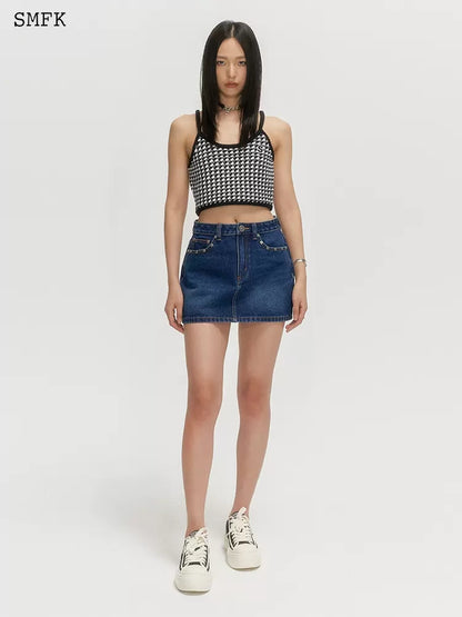 SMFK Wild World Denim skirt