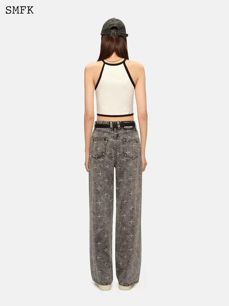 SMFK Campass Cross Vintage Strap Tank Top