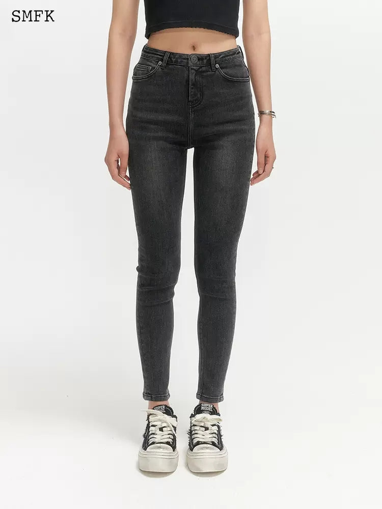 SMFK Vintage skinny high waisted jeans