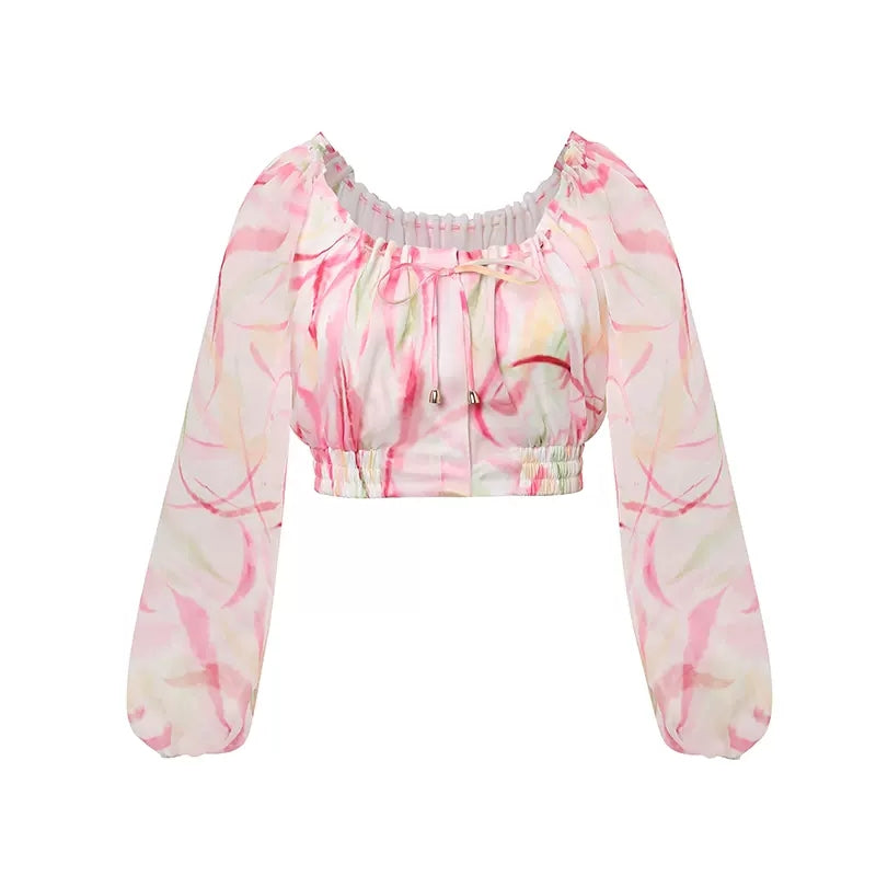 Masion Wester Printed Light Gauze Suit