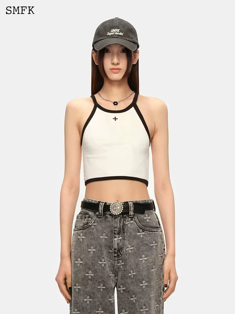 SMFK Campass Cross Vintage Strap Tank Top