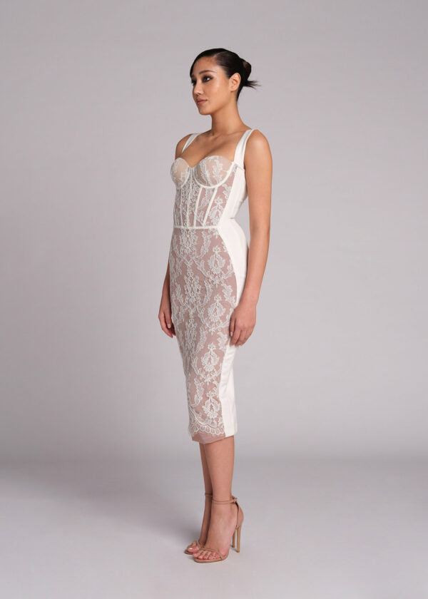 Poem Sling Dress With Lace