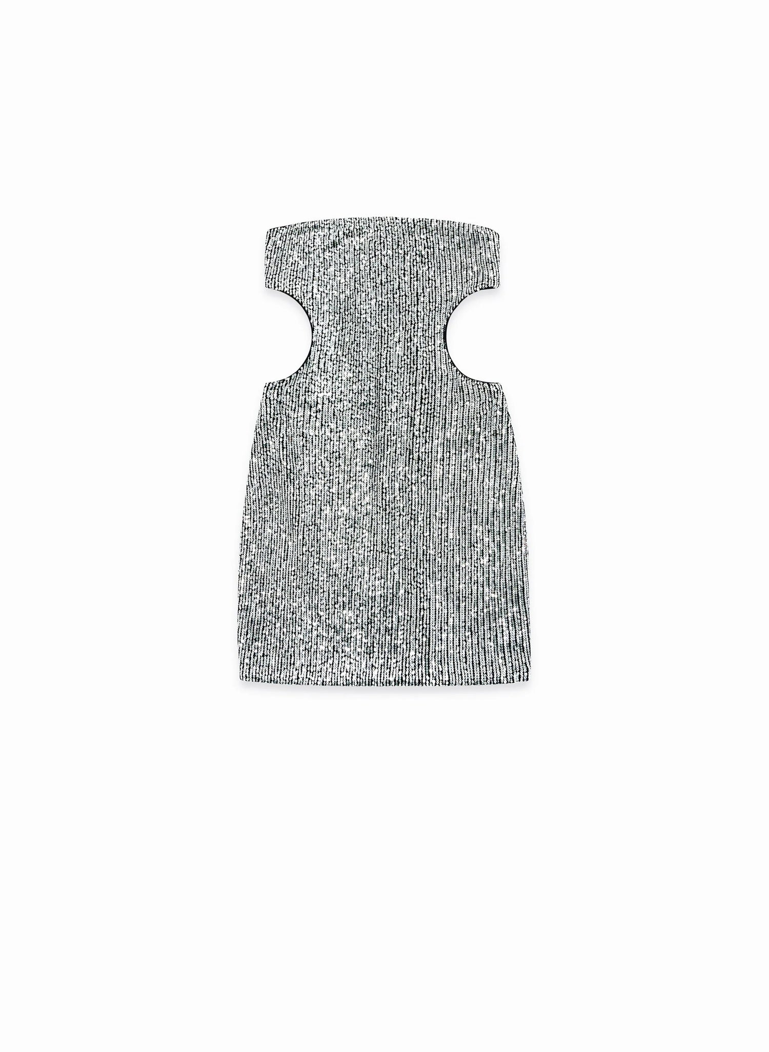 Taglioni Platinum cut-out dress