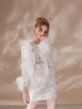 wardrobes by chen white lace neck hanging fairy dress