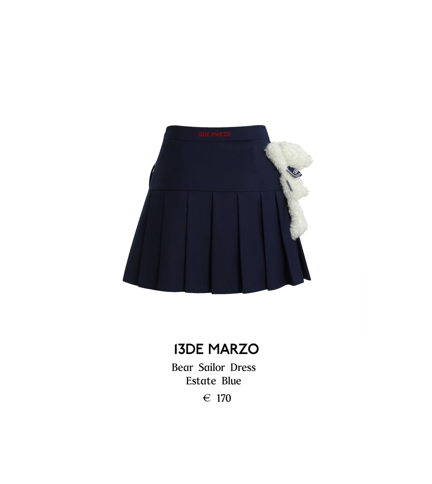 13DE MARZO Bear Sailor Dress