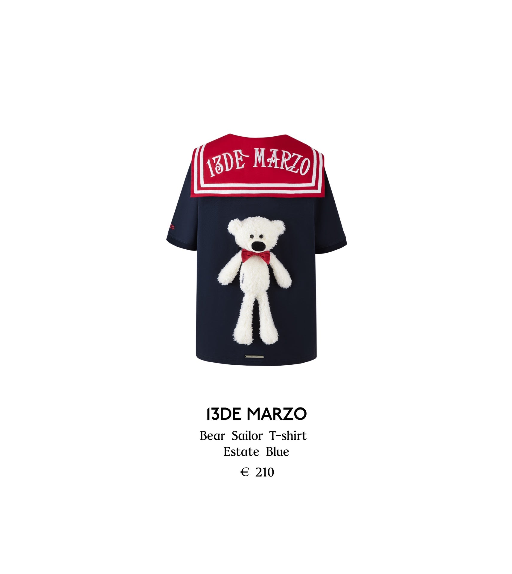 13DE MARZO Bear Sailor T-shirt