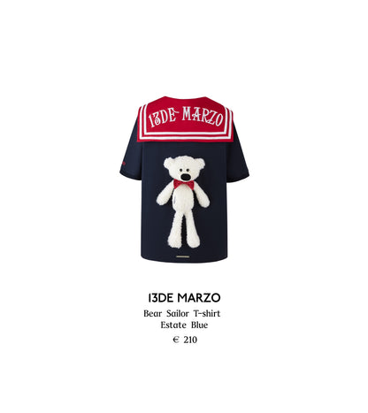 13DE MARZO Bear Sailor T-shirt