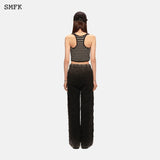 SMFK Compass Vintage striped knit vest