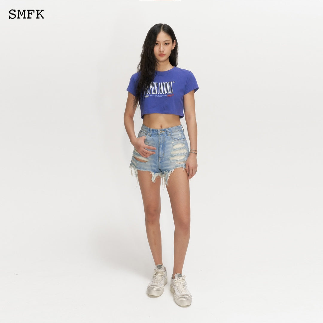 SMFK Wild Wolrd Vintage denim shorts