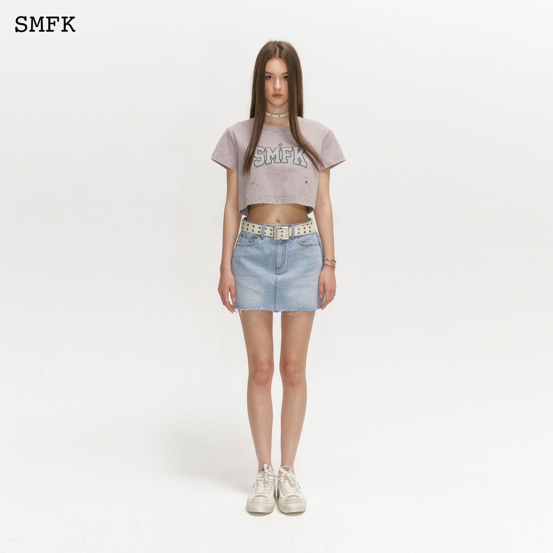 SMFK Wild World Denim skirt