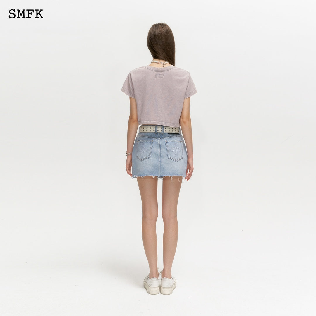 SMFK Wild World Denim skirt